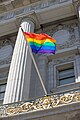 LGBTQ Pride flag, San Francisco City Hall, U.S.