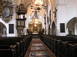 Intérieur de l'église Sainte-Marie