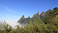 Bergspitzen im Gebirgszug Serra dos Órgãos/Bundesstaat Rio de Janeiro