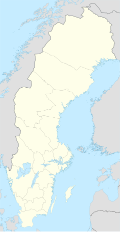 Locations of the 2019 Damallsvenskan