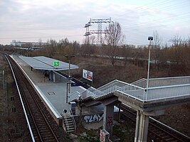 Blick von der Gehrenseestraße nach Norden