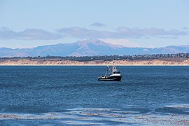 Monterey - Fremont Peak, viewed from the Monterey Bay Aquarium