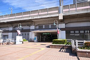 車站西口（2022年10月27日）