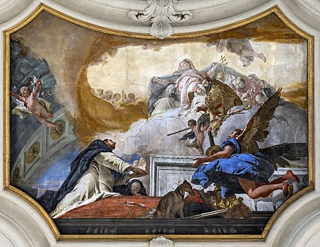 La Madonna appare a San Domenico di Tiepolo