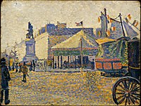 Place Clichy, par Paul Signac.