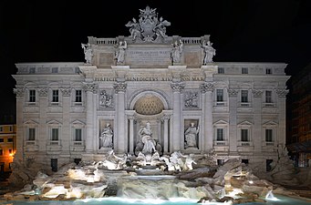 Fontana di Trevi i Rom.