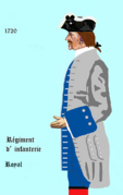 Régiment Royal de 1720 à 1734