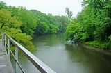 The Verdigris River at Coffeyville, Kansas