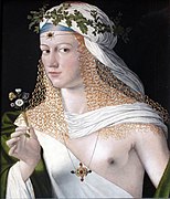 Supuesto retrato de Lucrecia Borgia (Frankfurt, Städel Museum)