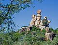 A Matobo Nemzeti Park sziklái