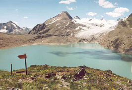 De Griessee en Griesgletscher