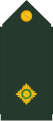 Second lieutenant (Guyana Army)[25]