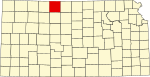 State map highlighting Phillips County