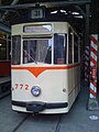 Tw 772 des Straßenbahnmuseums Halle, Baujahr 1967