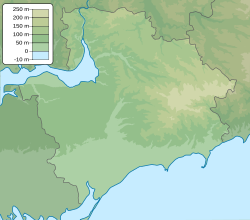 Kopani is located in Zaporizhzhia Oblast