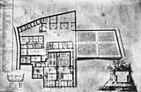 Plattegrond door architect Hermans, ca. 1805