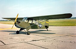 Yhdysvaltain ilmavoimamuseon Aeronca L-3B.