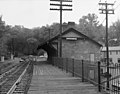 Image 8Ellicott City Station, on the original Baltimore and Ohio Railroad line, the oldest remaining passenger station in the nation. The rail line is still used by CSX Transportation for freight trains, and the station is now a museum. (from Maryland)