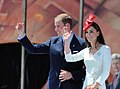 The Duke and Duchess of Cambridge on Parliament Hill on Canada Day, July 2011