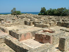 Vista delle rovine della città punica di Kerkouane (Cap Bon)