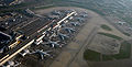 Image 9Planes waiting at Heathrow Airport's Terminal 4.