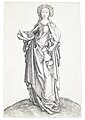 Engraved print of St Elizabeth, Birmingham Museum of Art