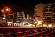 Avondstemming met Stadskantoor en Centraal Station Utrecht; 28 oktober 2014.