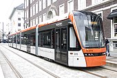 A Bybanen light rail Variotram, Bergen.