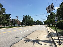 Park Heights Avenue between Slade Avenue and Park Village Court