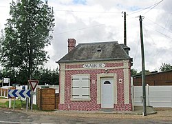 Ancienne mairie de Faverolles-les-Mares (Eure).