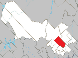 Location within Mékinac RCM.