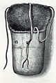 Schlafsack für drei Personen aus Büffelfell aus den 1880er Jahren.