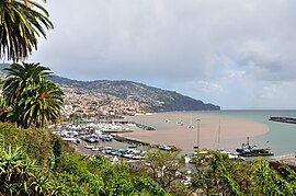 Central Funchal in the parish of Sé, looking towards the marina