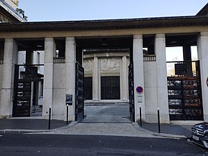 Entrée du cimetière.