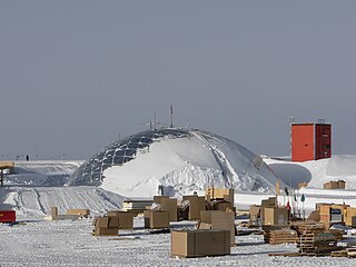 Alte Südpolstation (Februar 2007)