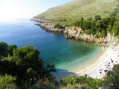 März: Bärenbucht im Marinen Nationalpark Karaburun-Sazan