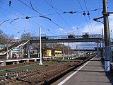 Rzhevskaya railway station in 2007. Later it was renamed to Rizhskaya.[3]