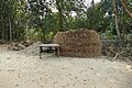 Transport rickshaw and haystack