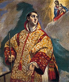 Aparicion de la Virgen a san Lorenzo de El Greco