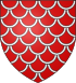 de gueules papelonné d’argent