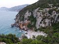 Spiaggia di cala Fuili nei pressi di Cala Gonone