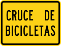 W16-19 Bicycle crossing (plaque)