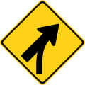 W4-5 Merge (entering roadway)