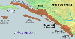 Meje Dubrovniške republike, 1426-1808