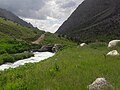 Landscape of mountain regions of Shahrisabz district, Kashkadarya region, Uzbekistan