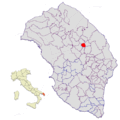 Collocatio finium municipii in Provincia Lupiensi.