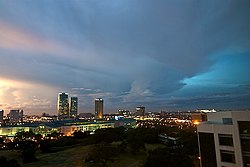 Panoramang urbano sa Alabang ng Muntinlupa.