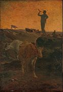 L'appel des vaches, vers 1872, huile sur bois, 94,6 × 64,8 cm, New York, Metropolitan Museum of Art