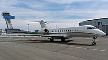 Global Express D-AFAO at Albrecht-Dürer International Airport in Nuremberg, Germany