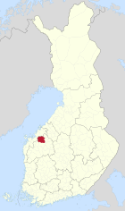 Lage von Kauhava in Finnland